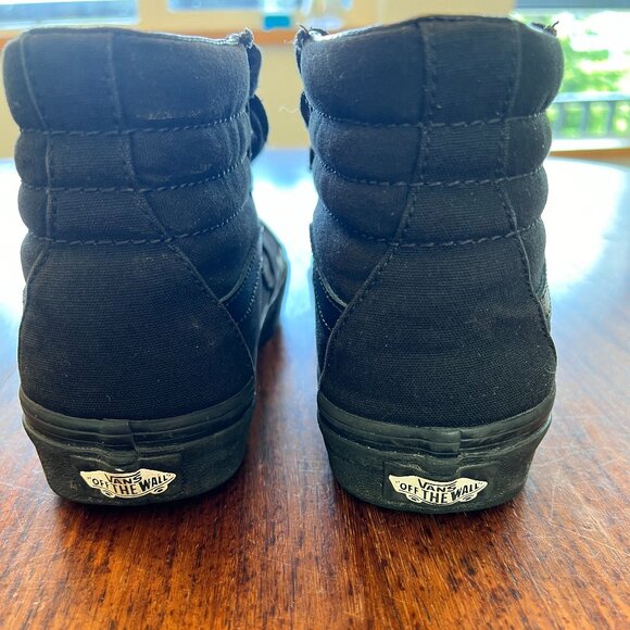 Vans Black High Tops - Picture 3 of 8